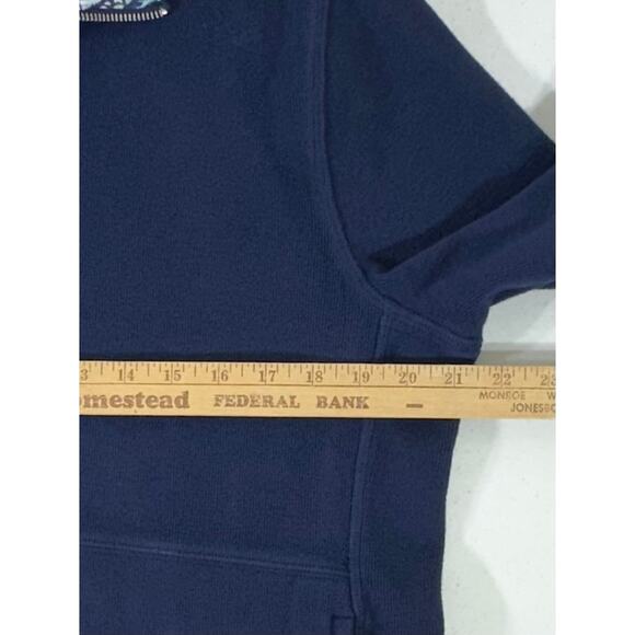 Chicos Weekends Jacket Size 3 or XL Navy Blue Full Zip‎ Pockets Cotton Blend - Picture 8 of 8